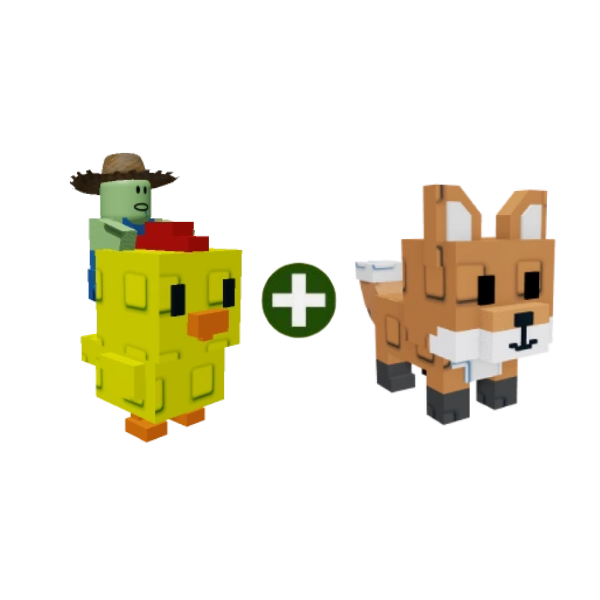 Comprar CHICKEN ZOMBIE + RED FOX - Up XP